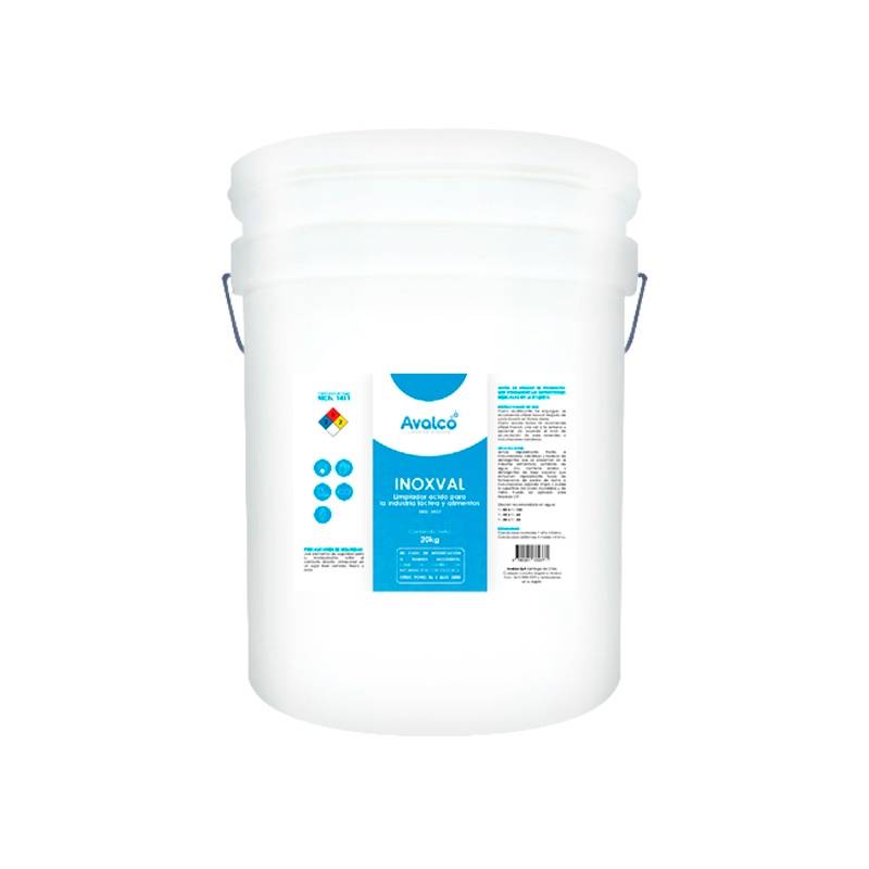 Inoxval - Limpiador Ácido Para Acero Inoxidable 20 Litros