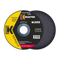 DISCO DE CORTE KRAFTER METAL 4,5" FINO 1MM (50 UDS)