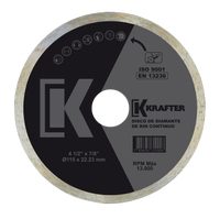 DISCO KRAFTER DIAMANTADO BORDE CONTINUO 4,5”