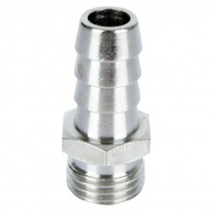 Niple 1/4 he x 10mm espiga - cola rata as010408