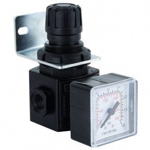 Regulador de presion 1/4" 0-16 barah116430